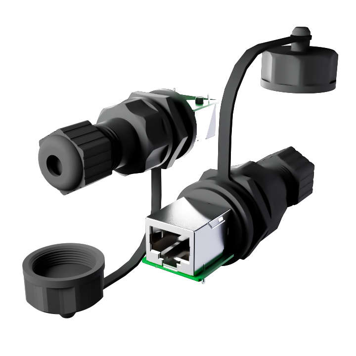 Full analysis of self-locking RJ45 connector