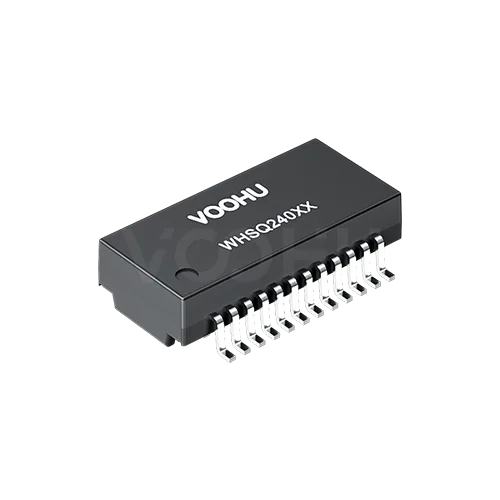 WHSQ24015-1PG Single Port SMD 2.5G/5G PIN24 PoE+ Ethernet Transformer