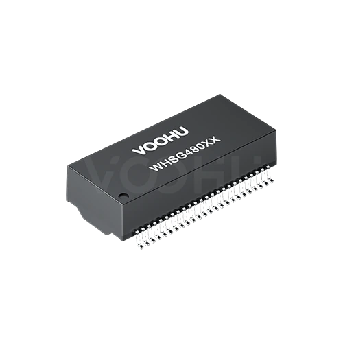 WHSG48005N0 100/1000 BASE-T Dual Port 48PIN Ethernet Transformer