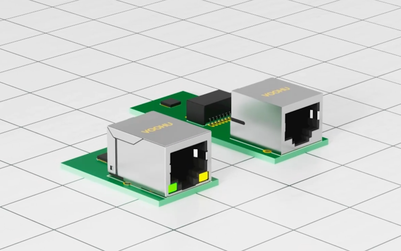 Network port RJ45 connector selection and shielding grounding design: VOOHU explains in detail how to choose integrated magnetic/discrete, shielded shell and sunken plate low back