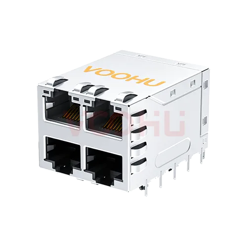 SYT22Q493HWA2DB1057 RJ45 90&deg; 2*2 10G no light RJ45 network interface