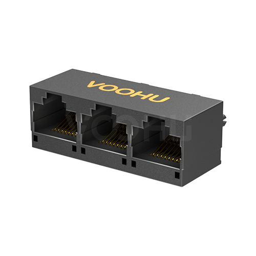 SYT52241388IWA1DY1188 RJ45 180&deg; 1*3 DIP RJ45 network interface