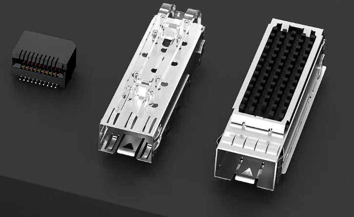 SFP 1&times;1 cage: VOOHU WH191R02SD0S02 replaces Pulse SFPCAGE002-L Comparison report