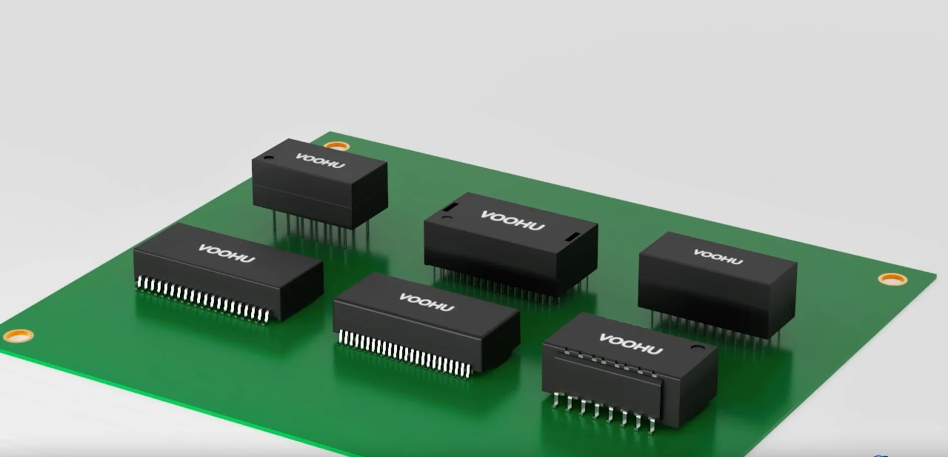 VOOHU gigabit network transformer test and acceptance: VNA fixture, return loss and common mode suppression verification