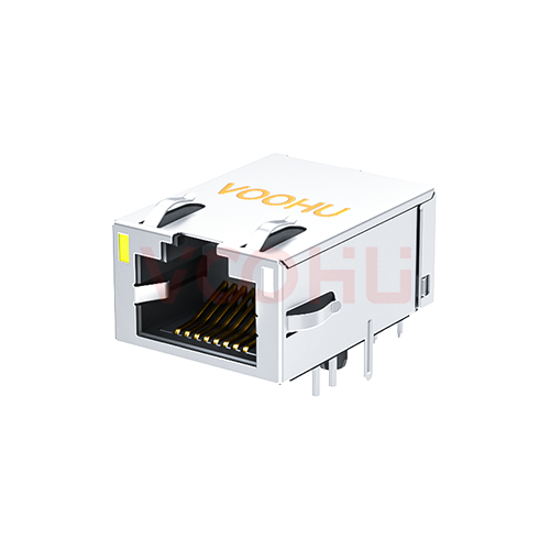 SYT811T259FH5A10DB Network Connector (RJ45/RJ11) perspective view