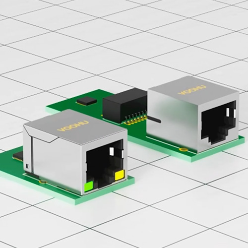 VOOHURJ45 mechanical structure selection: 1&times;2, 2&times;1, low height and sinking plate interface assembly verification