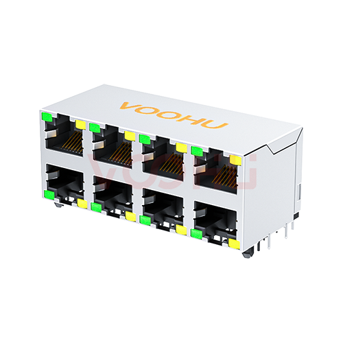 WH59C34881111101 Network Connector (RJ45/RJ11) perspective view