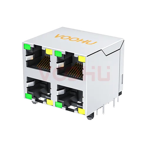 WH59C32881111101 Network Connector (RJ45/RJ11) perspective view