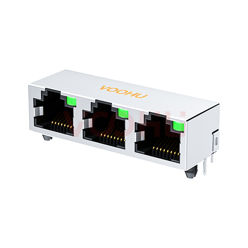 WH56I3388A0111101 Network Connector (RJ45/RJ11) perspective view