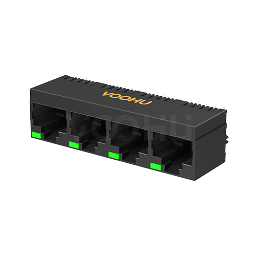 WH52F1488A011501 Network Connector (RJ45/RJ11) perspective view