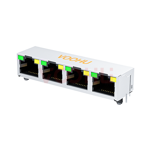 WH56I348810111101 Network Connector (RJ45/RJ11) perspective view